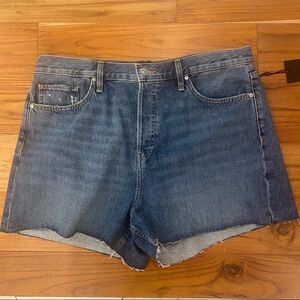 NWT ❤️ Hudson - Lori High Waist Denim Cutoffs - 34